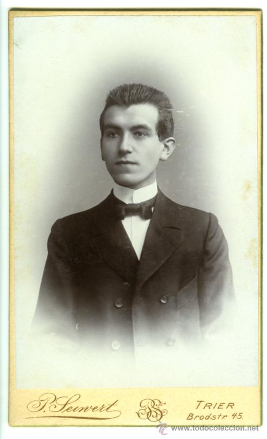 Fotografia antiga: cdv carte de visite excepcional calidad  fotografia antigua  final del siglo 19