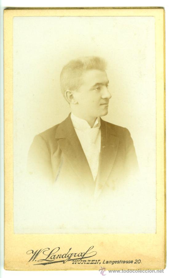 Fotografia antica: cdv carte de visite excepcional calidad  fotografia antigua  final del siglo 19