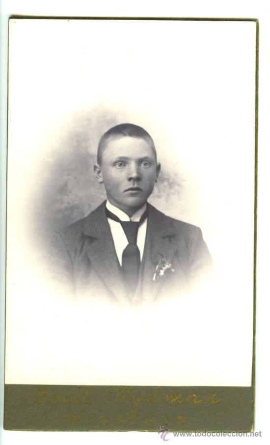 Fotografia antica: cdv carte de visite excepcional calidad  fotografia antigua  final del siglo 19