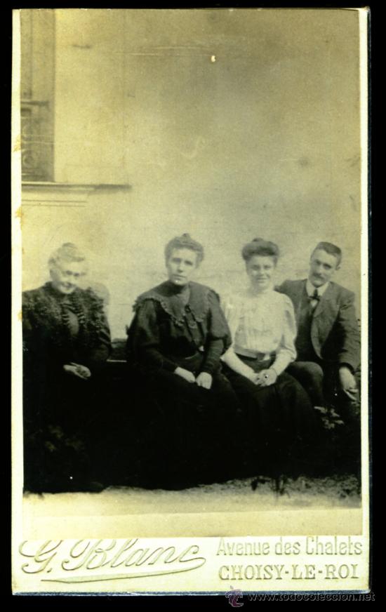 Fotografia antiga: fotografia antigua cdv carte de visite muy buena calidad siglo XIX