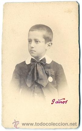 Photographie ancienne: 7111- ANTIGUA FOTOGRAF&Iacute;A MARTI - MIDE 10,5 X 6,5 CM