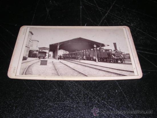 Fotograf&iacute;a antigua: CDV ESTACION DE FERROCARRIL - FOTOGRAFIA FR GYSI, AARAU