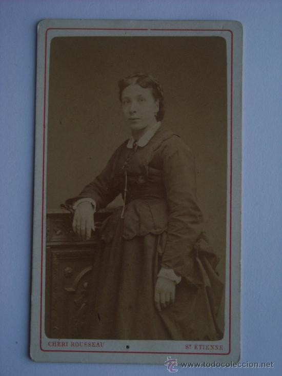 Fotografia antica: fotografia antigua tama&ntilde;o cdv francesa mirar fotografia.