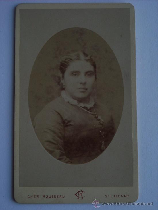 Fotografia antica: fotografia antigua tama&ntilde;o cdv francesa mirar fotografia.