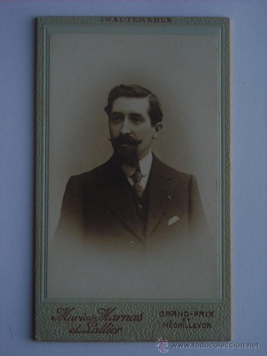 Fotografia antiga: Fotografia antigua tama&ntilde;o cdv francesa mirar fotografia