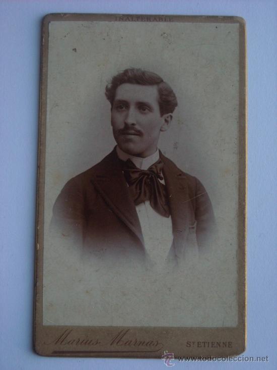 Photographie ancienne: Fotografia antigua tama&ntilde;o cdv francesa mirar fotografia