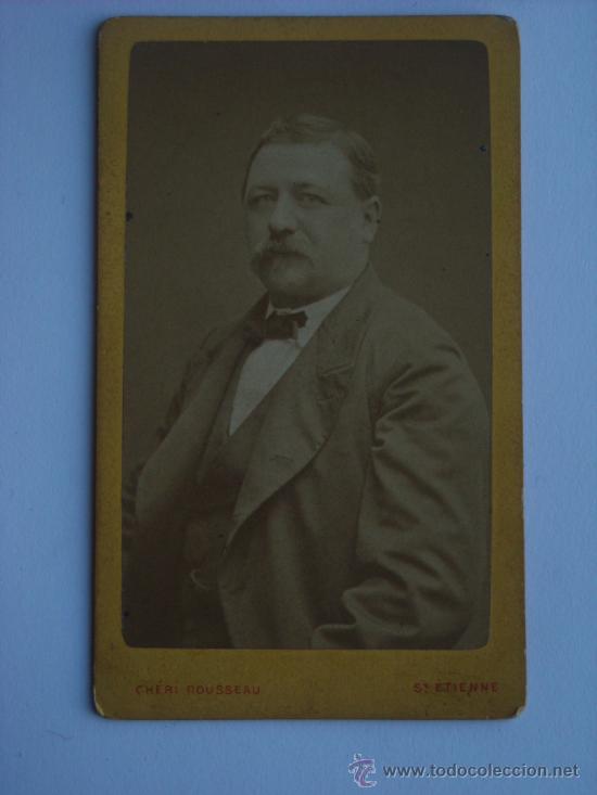 Photographie ancienne: Fotografia antigua tama&ntilde;o cdv francesa mirar fotografia