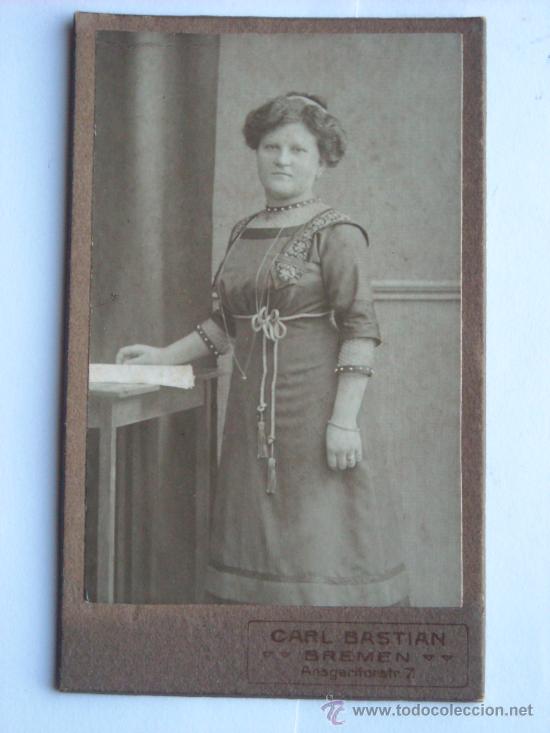 Fotografia antica: Bonita fotografia antigua primeros de siglo carte de visite cdv