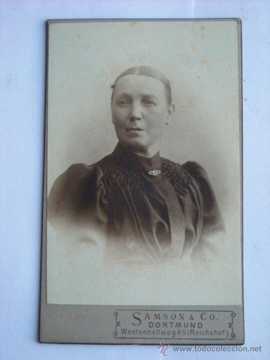 Fotografia antica: Bonita fotografia antigua primeros de siglo carte de visite cdv