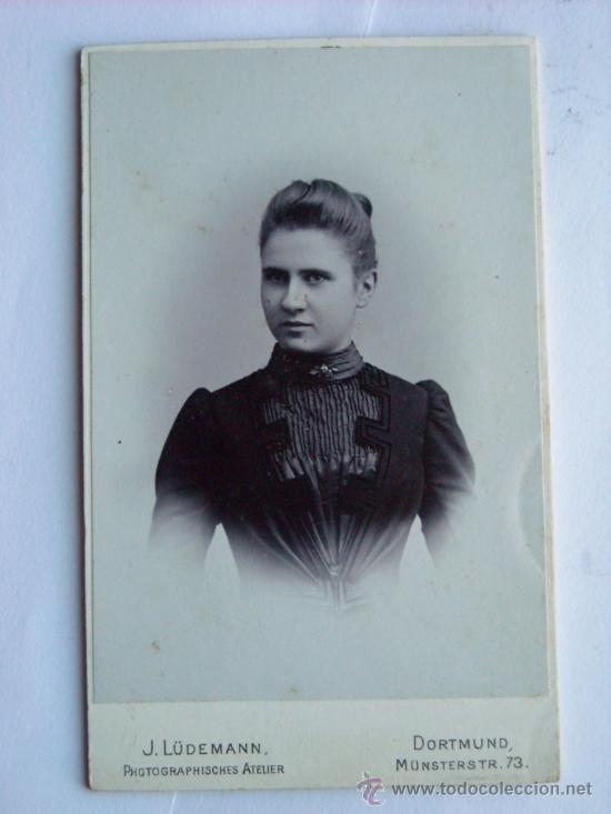 Fotografia antica: Bonita fotografia antigua primeros de siglo carte de visite cdv