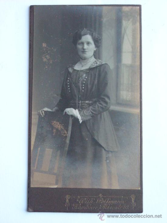 Fotografia antica: Bonita fotografia antigua primeros de siglo carte de visite cdv