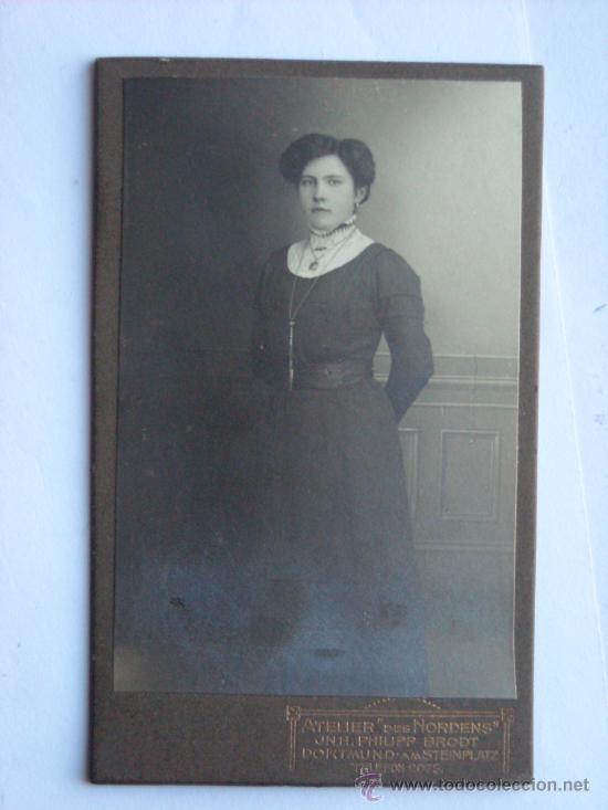 Fotografia antica: Bonita fotografia antigua primeros de siglo carte de visite cdv