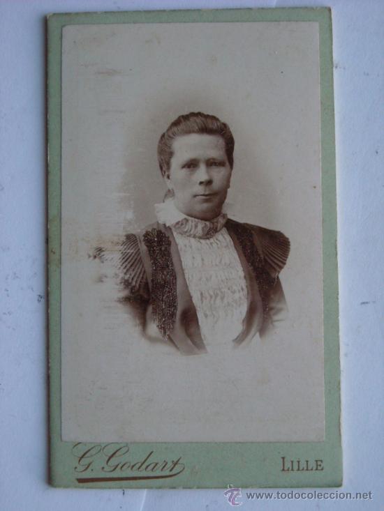 Fotografia antica: Bonita fotografia antigua primeros de siglo carte de visite cdv