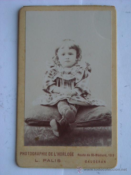 Fotografia antica: Bonita fotografia antigua primeros de siglo carte de visite cdv