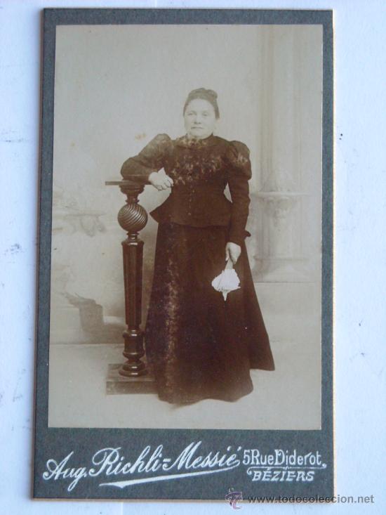 Fotografia antica: Bonita fotografia antigua primeros de siglo carte de visite cdv