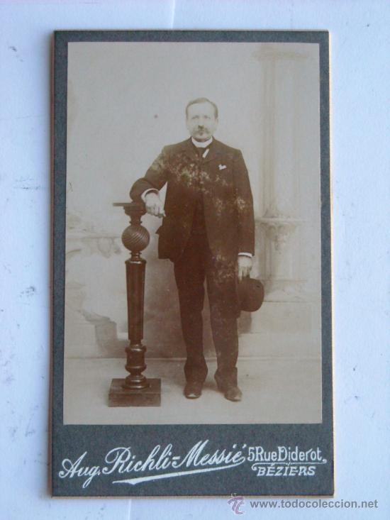 Fotografia antica: Bonita fotografia antigua primeros de siglo carte de visite cdv