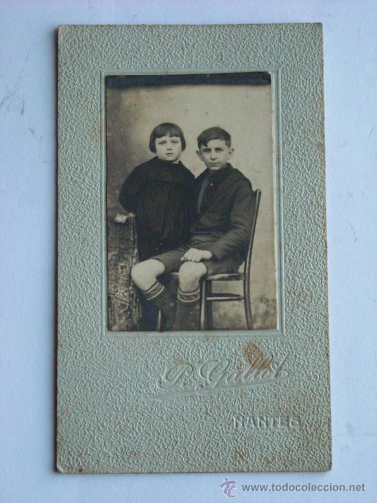 Fotografia antica: Fotografia Antigua cdv principios de siglo. carte de visite