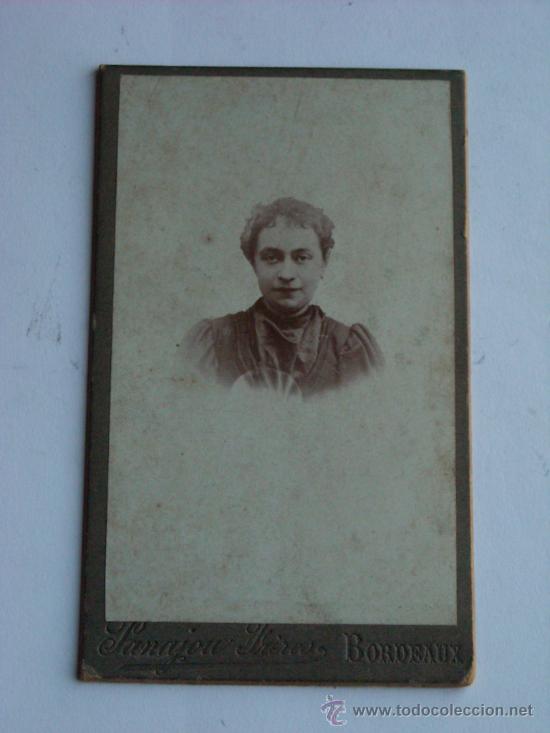 Fotografia antica: Fotografia Antigua cdv principios de siglo. carte de visite