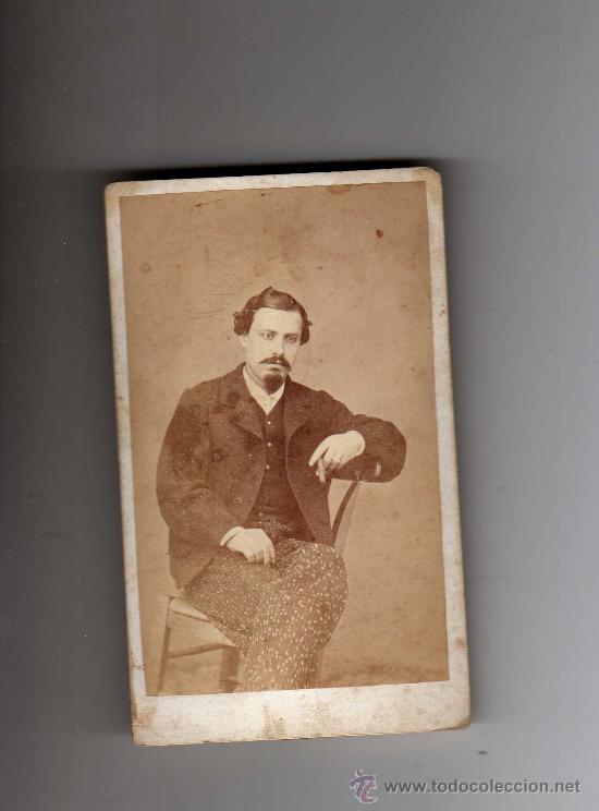 Photographie ancienne: CDV FOTOGRAFIA MASAGUER - SE&Ntilde;ALES DE USO