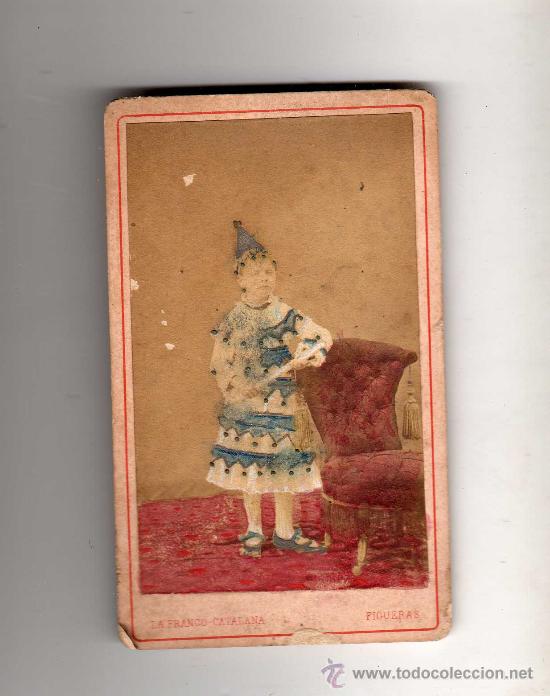 Photographie ancienne: CDV FOT LA FRANCO -CATALANA, FIGUERAS , SE&Ntilde;ALES DE USO