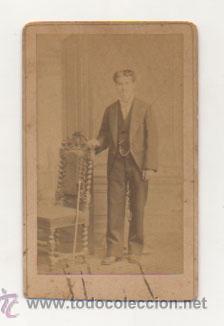 Photographie ancienne: CARTE DE VISITE. RETRATO SIGLO XIX.