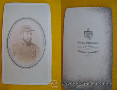 Photographie ancienne: Antigua Fotograf&iacute;a: SOLDADO ALEM&Aacute;N. Phot. Carl Hoffmann, W&uuml;rzburg