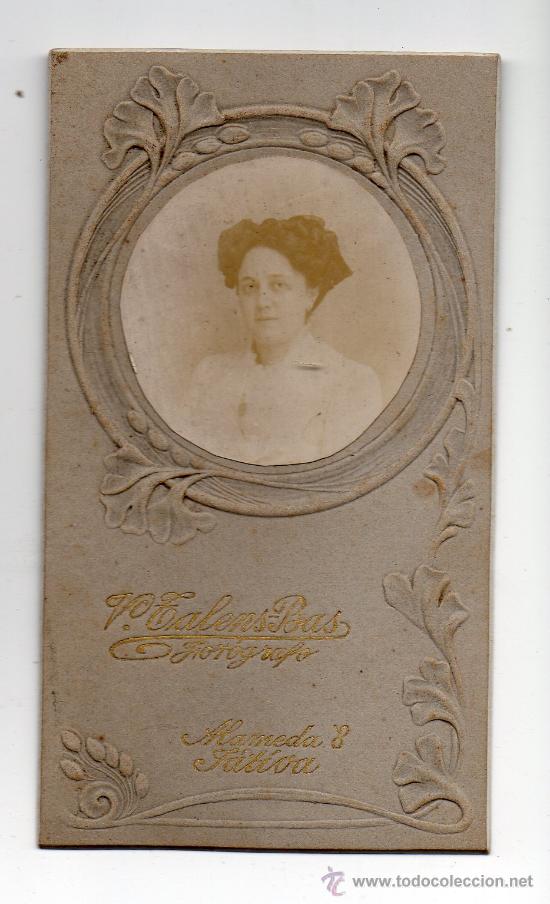 Photographie ancienne: CDV FOT V TALENS-BAS , JATIVA