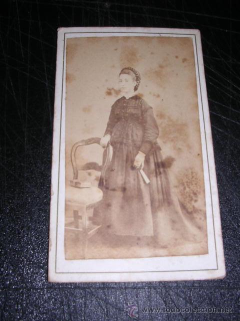 Fotografia antiga: CARTE DE VISITE 10,5X6,5 CM.