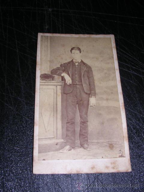 Fotografia antiga: CARTE DE VISITE 10,5X6,5 CM.