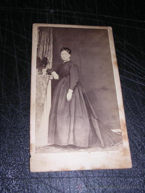 Fotografia antiga: CARTE DE VISITE, M. REPLAT FOTOGRAFO 10,5X6,5 CM.