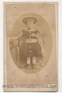 Fotografia antiga: CARTE DE VISITE. H.MOWER. RETRATO. NI&Ntilde;A.