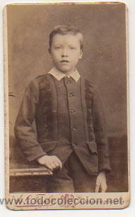 Fotografia antiga: CARTE DE VISITE. A.&.G. TAYLOR. RETRATO. NI&Ntilde;O.