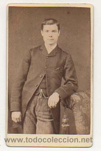 Fotografia antiga: CARTE DE VISITE. BRISTOL PORTRAIT COMPANY. RETRATO. HOMBRE.