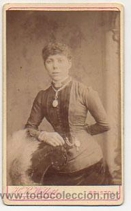 Antique Photography: CARTE DE VISITE. H.R.WILLETT. RETRATO. MUJER.