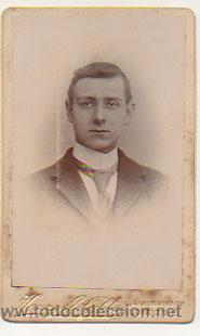 Antique Photography: CARTE DE VISITE. HENRY R.GIBBS. RETRATO. HOMBRE.