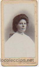 Antique Photography: CARTE DE VISITE. WALTER BAKER AND COMPANY. NOTTINGHAM. RETRATO. MUJER.
