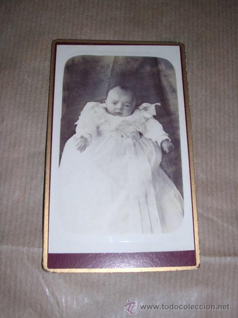 Fotografia antica: CARTE DE VISITE NI&Ntilde;O 10,5X6 CM.