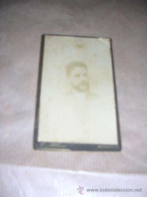 Fotografia antica: CARTE DE VISITE A. ALBERA PHOTGR. MARSEILLE 10,5X6 CM.