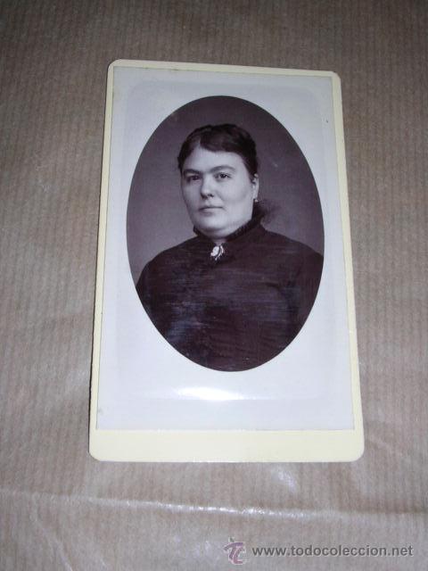 Fotograf&iacute;a antigua: CARTE DE VISITE ALBERT ,MARSEILLE OCT. 1884 -10,5X6 CM.