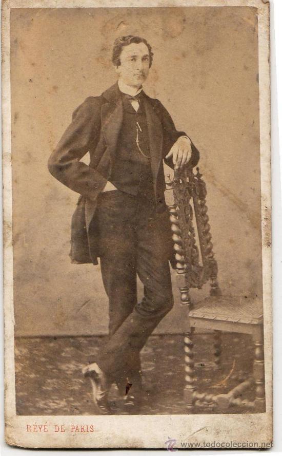 Fotografia antica: ANTIGUA FOTO SE&Ntilde;OR FOTOGRAFO REYE DE PARIS..PARIS -CARTA DE VISITA ENVIO GRATIS
