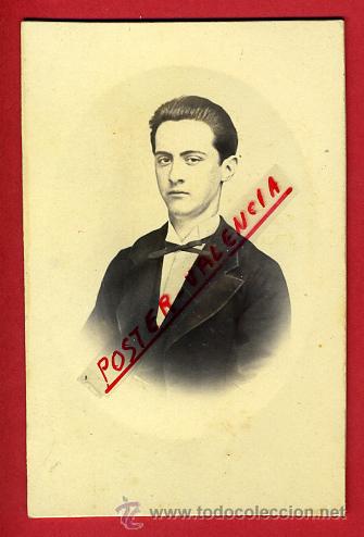 Fotografia antica: FOTOGRAFIA TARJETA DE VISITA , CABALLERO , FOTO ESPA&Ntilde;OLA , ORIGINAL ,TV790