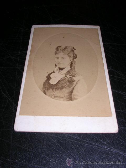 Fotografia antica: CARTE DE VISITE FOTOGRAFIA BARCELONESA DE CAPMAY C. S, ANTONIO N&ordm;28 MATARO 10,5X6,5 CM.