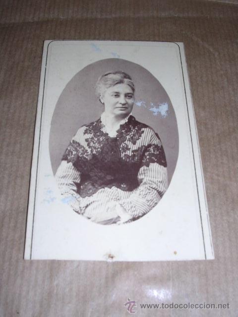 Fotografia antica: CARTE DE VISITE FOTOGRAFIA REAL A . F.DIT NAPOLEON 9,5X6,5 CM.