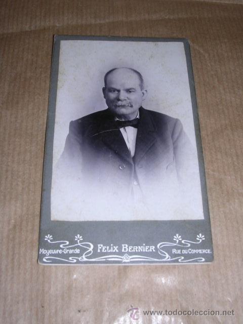 Fotografia antica: CARTE DE VISITE FELIX BERNIER ,MOYEUVRE-GRANDE RUE DU COMMERCE -JOAQUIN MARTINEZ Y BOLUDA 10,5X6,5 C