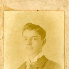 Fotografía antigua: FOTOGRAFIA ANTIGUA. CARTE DE VISITE. ALBUMINA ?. JOSE NAVLET Y VAZQUEZ. 1899