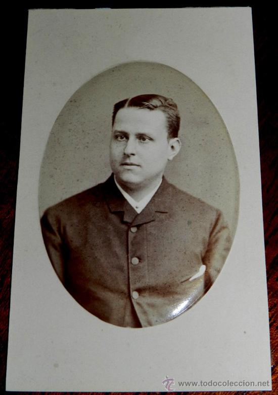 Photographie ancienne: ANTIGUA FOTOGRAFIA ALBUMINA TIPO CDV, SE&Ntilde;OR, ANONIMA, NO PONE FOTOGRAFO.