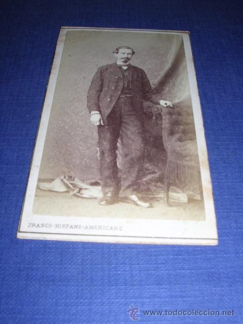 Fotografia antica: CARTE DE VISITE ESTABLECIMIENTO FOTOGRAFICO FRANCO- HISPANO -AMERICANO C. UNION N&ordm;9