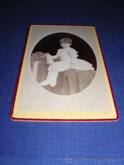 Fotografia antica: CARTE DE VISITE 10,5X6,5 CM.