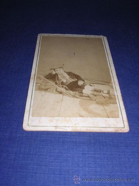 Fotografia antica: CARTE DE VISITE - 10,5X6,5 CM.
