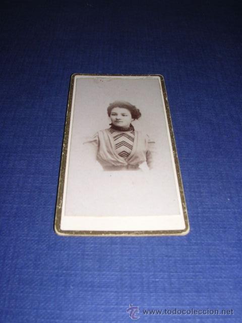 Fotografia antica: CARTE DE VISITE - 8X4 CM.